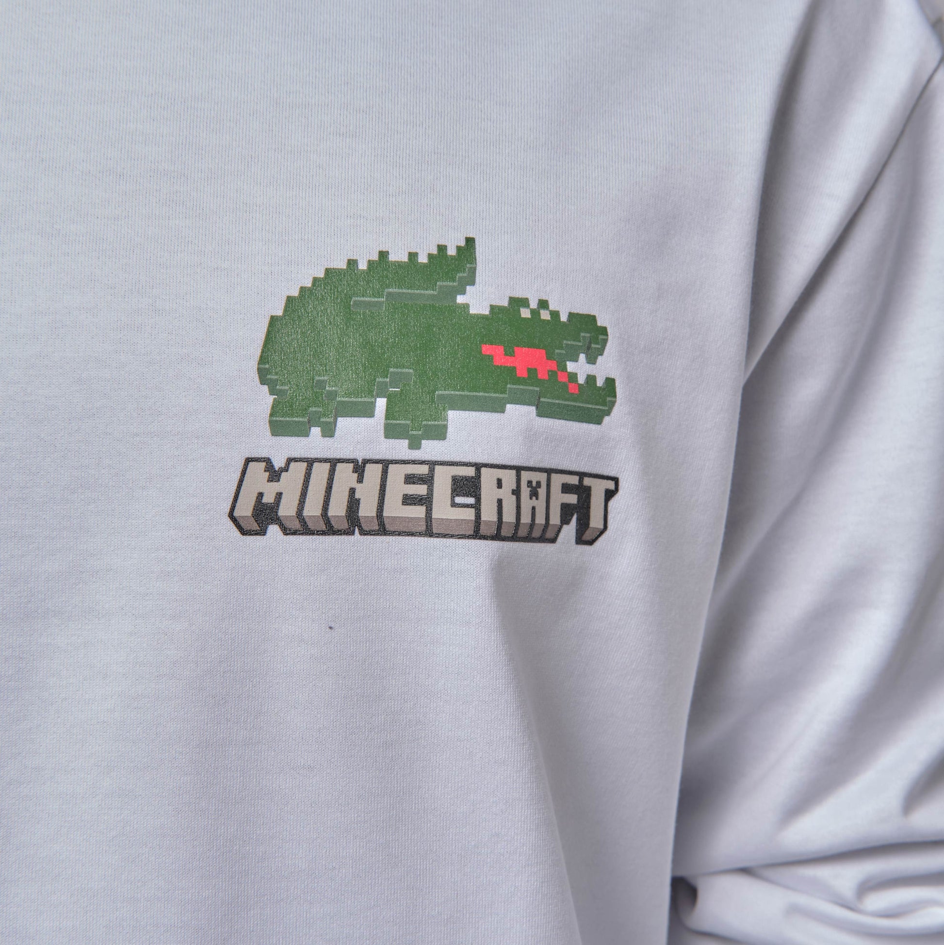 Lacoste L!ve x Minecraft Camiseta - TH5039-001 - Colección Chico
