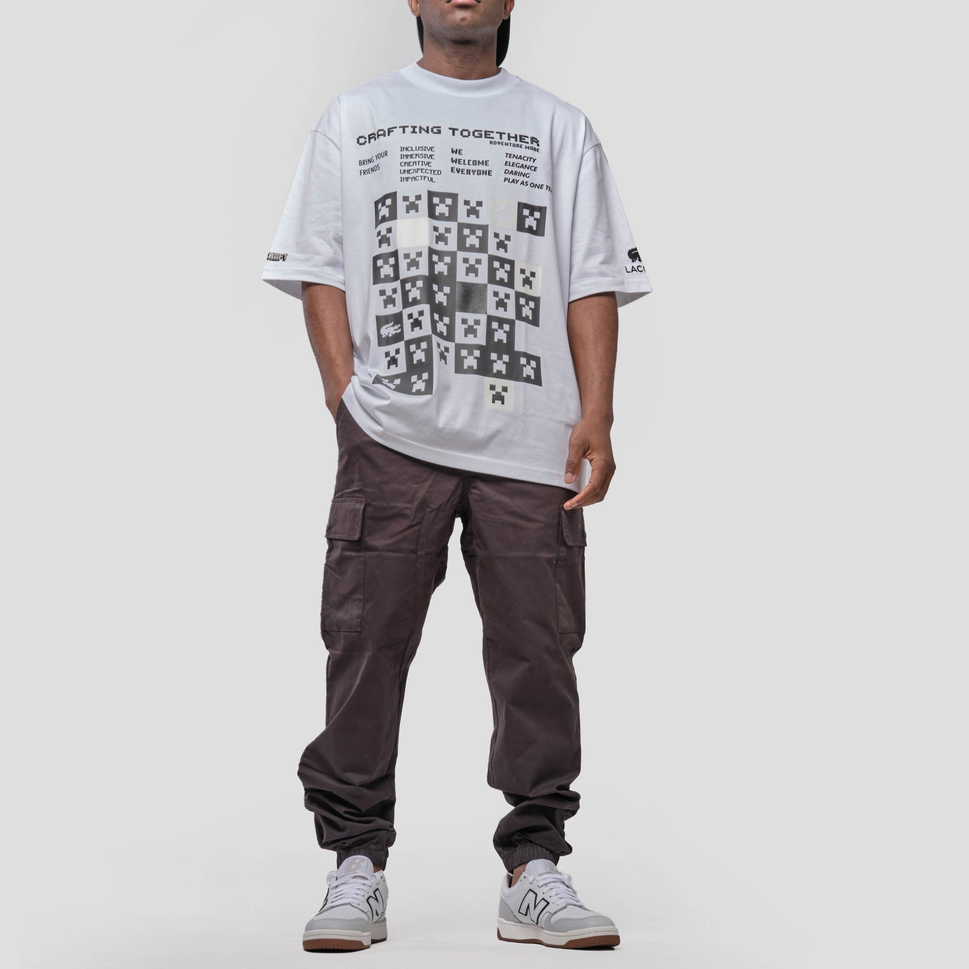 Lacoste x Minecraft Camiseta - TH3802-001 - Colección Chico