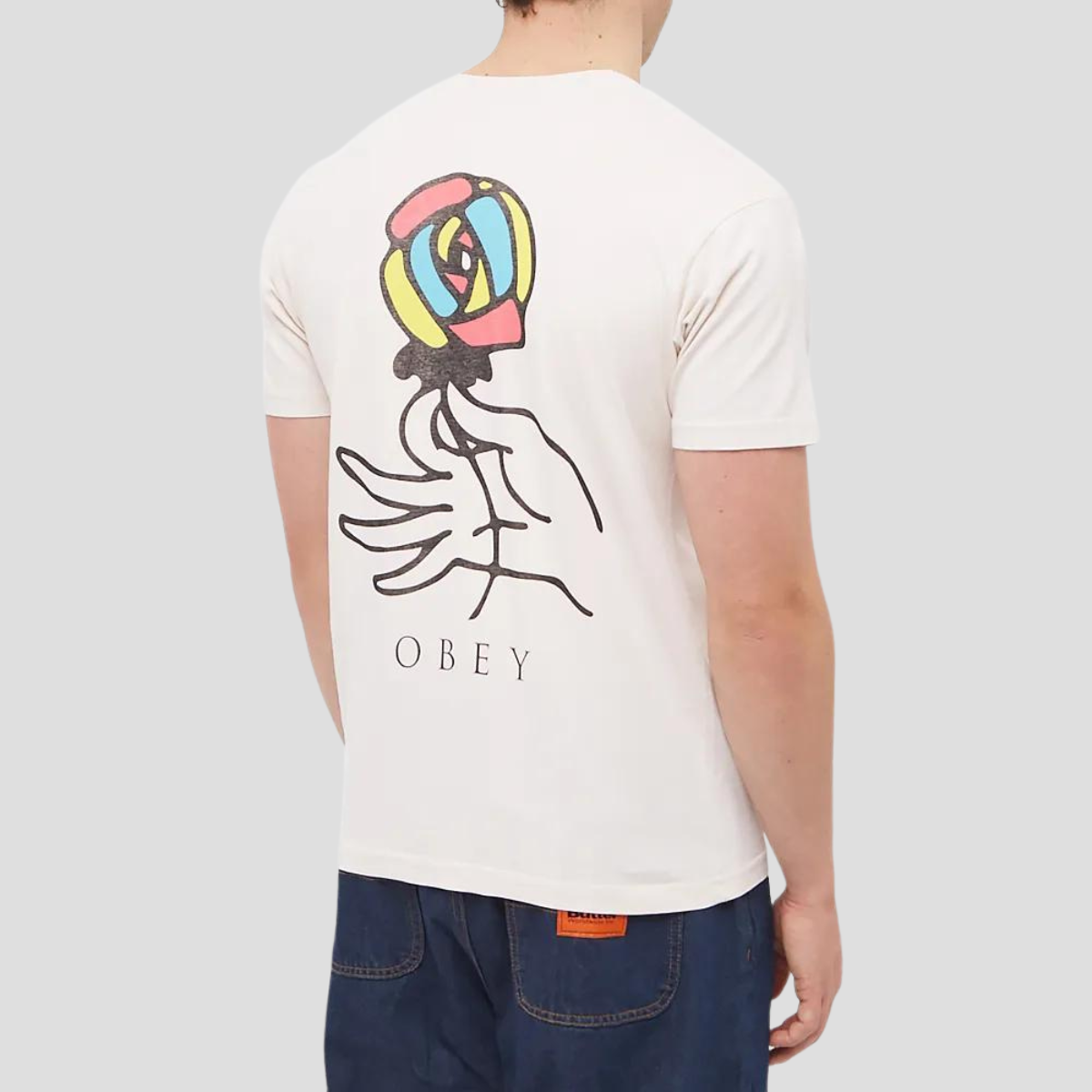 Obey Camiseta Peace Love - 163003240-SGO
