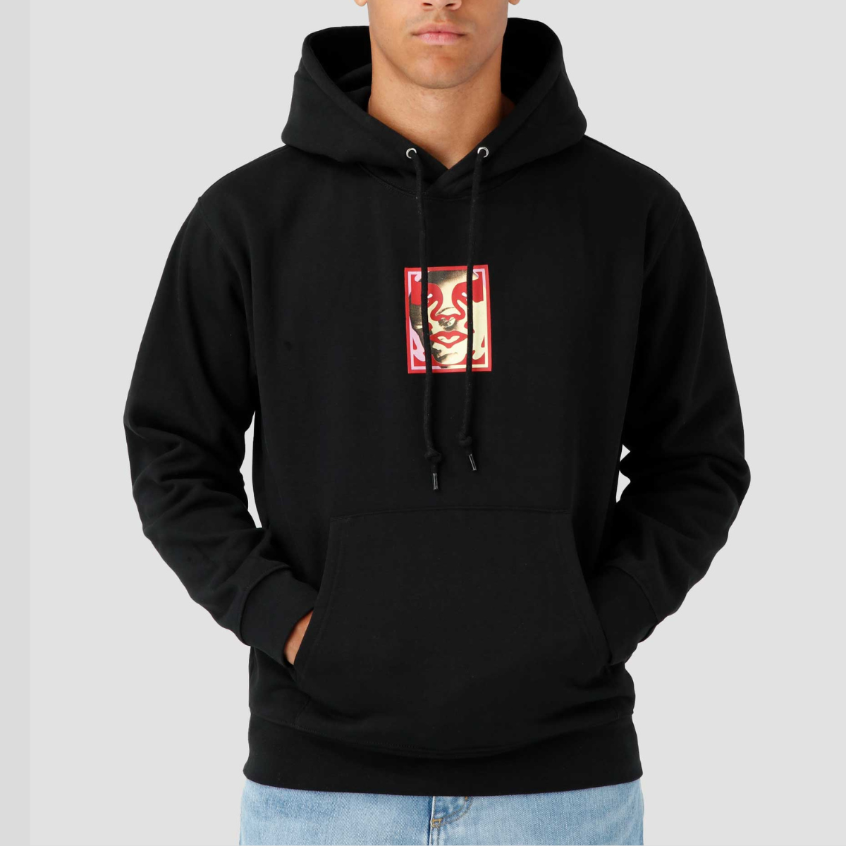 Obey Sudadera Double Face - 112843150-BLK
