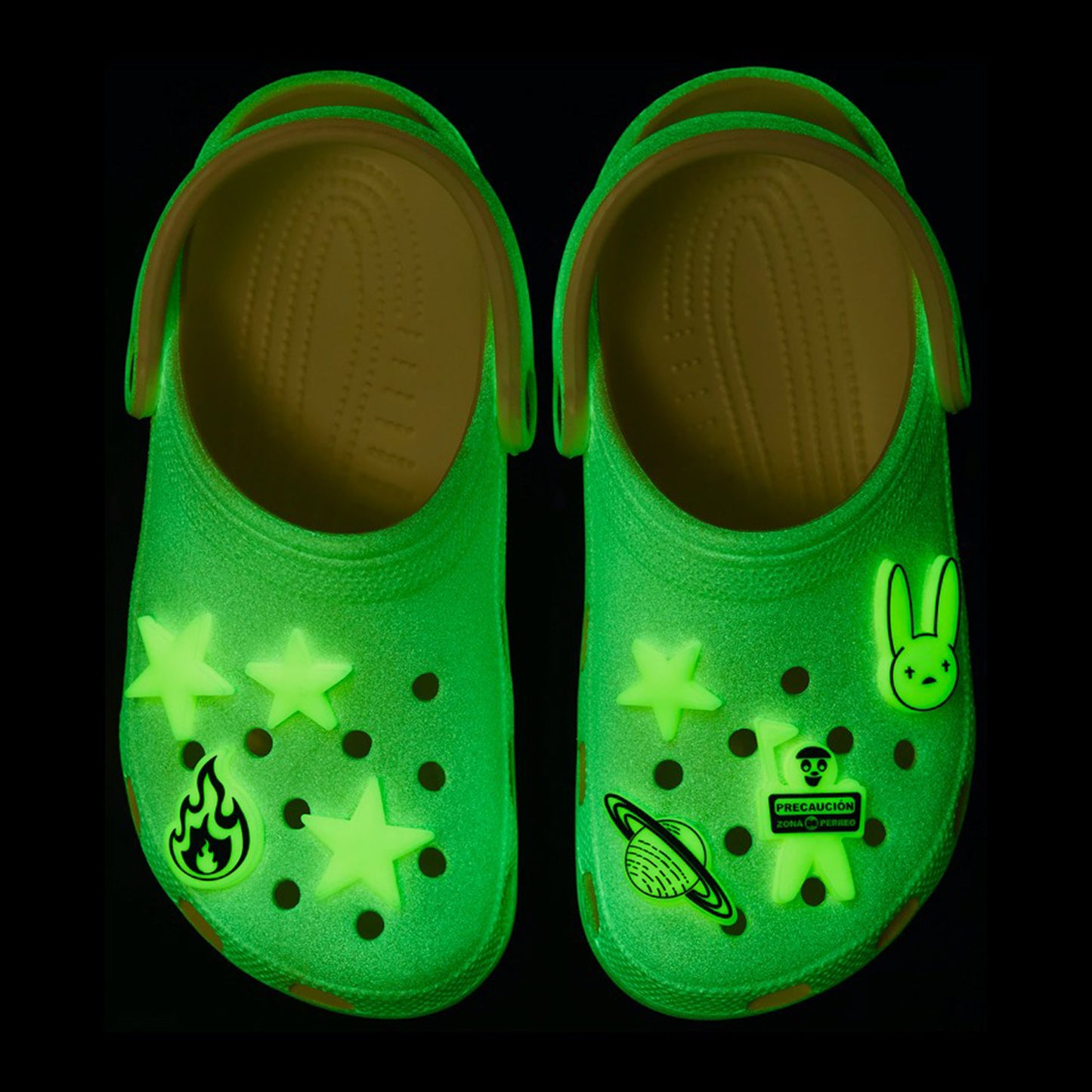 Bad Bunny X Crocs Classic Clog Glow - 207101-90H - Colección Unisex (EXCLUSIVO)