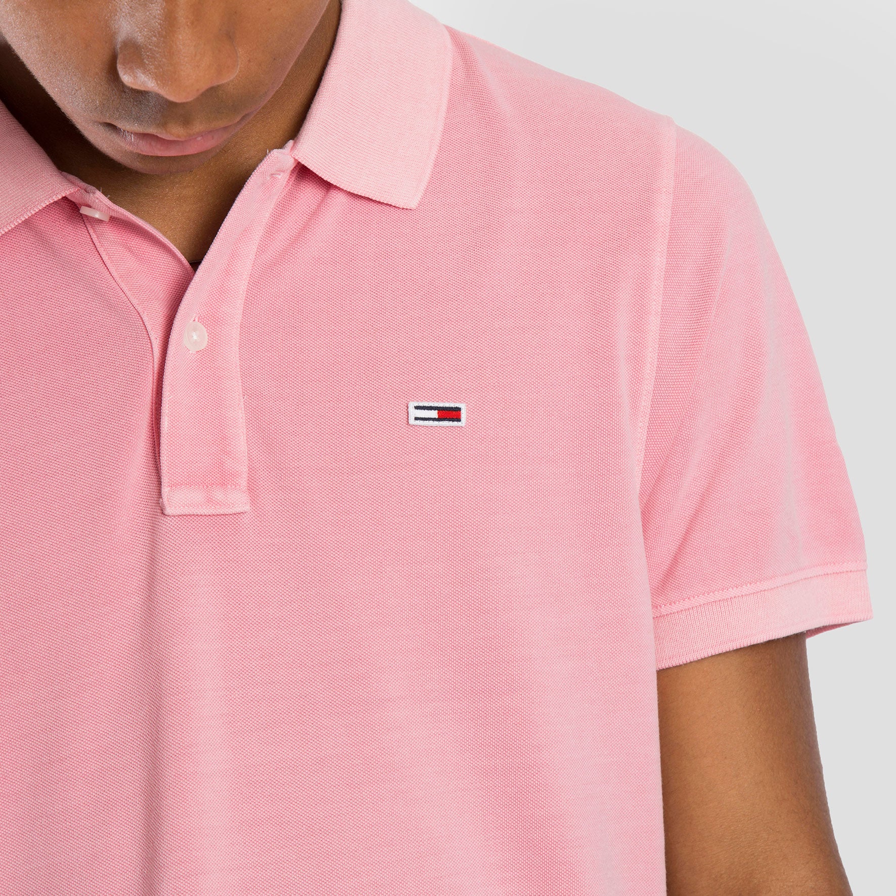 Tommy Jeans Polo Lightweight - DM0DM08336-PNK - Colección Chico
